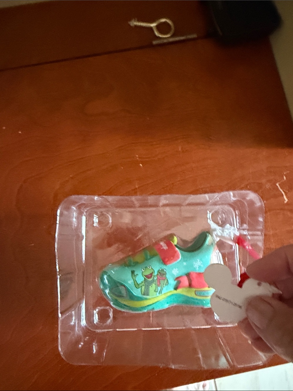 Disney run Disney ornament featuring Kermit the frog 70 year anniversary